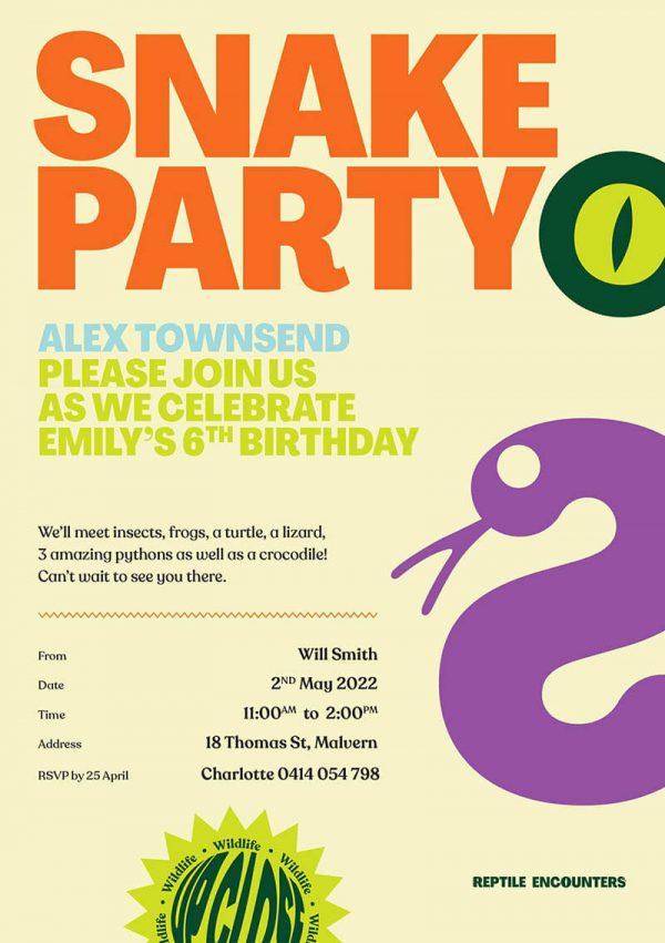 Reptile Encounters Slithering Snake Parties in Melbourne